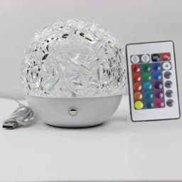 New Water Ripple Projection Lamp LED Spherical Night Light RGB Rotating Atmosphere Light for Restaurant Bedroom Decoration Gift