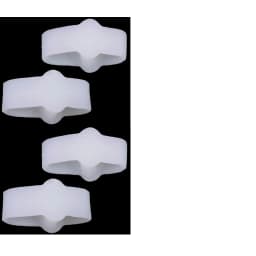 1/2/3/4Pairs Gel Toe Separator Toe Protector to Correct Bunions and Restore Toes to Their Original Shape for Women Men Spacers