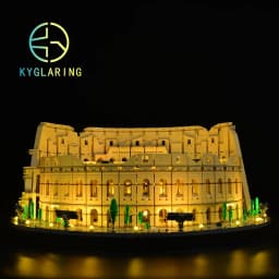 Kyglaring Led Light Kit Building Blocks Largest Ever Lego Set For LEGO 10276 Colosseum (Only Light Kit Included)