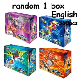 NEW 360PCS Card White Flare Black Bolt Prismatic SPARKS Scarlet Violet 151 English Booster Battle Transaction Gift