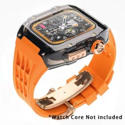 Luxury Glacier Modification Kit for IWatch Series 8 7 6 5 4 SE 45MM 44MM Transparent Case for Apple Watch Ultra 49mm Mod Band
