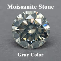 Moissanite Stone Round Cut Rainbow Purple Color DIY Charms Jewelry Making Ring Necklace Earrings Main Materials Certificate