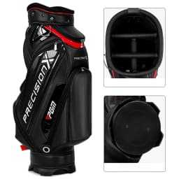 PGM Men Golf Bags PU Waterproof Large Capacity Standard Bag Hold 14 Clubs QB034