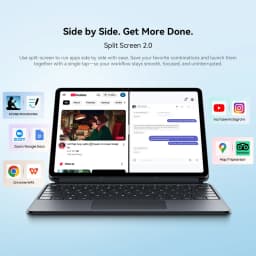 Blackview Mega 5 Tablet Pc, 24Gb(8+16) Ram 256Gb Rom, 12.2" 2.4K Ultra‑Clear Ips 120Hz, Tüv Süd Low Blue Light, Doke Os_P 5.0 Android 16, 10000Mah 55W, Wi‑Fi 6, Dual 2W Box Speakers, 1080P Widevine L1 for Netflix Disney+ Prime Video[No Eu Charger]