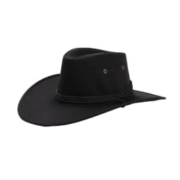 Wide Brim Cowboy Hat Classic Western Hats With Adjustable Neck Draw String Vintage Cattleman Hat For Dress-up Parties Costume