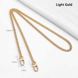 Copper material bag chain shoulder strap for women bag cross shoulder strap replacement bag strap bag accessories