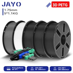 JAYO 3D PETG/ High Speed Matte PETG / PLA Classic Printer Filament 1.75mm 3D Printer Filament 5.5KG Neatly Wound PETG for 3D