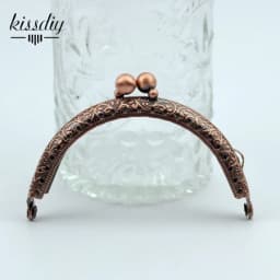 10 pcs 8.5CM Double Bead Metal Frame Coin Purse Kiss Clasp For Wallet Handle Clutch DIY Bag accessory 5 colors