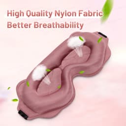 3D Sleep Mask Sleeping Aid Blindfold Block Out Light Portable Soft Memory Foam Face Mask Eyeshade Comfort Three Dimension Design