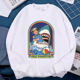 Being In A Desperate Situation Stay Positive Men Hoodie Casual Fleece Sweatshirt Autumn Warm Pullover Fashion Loose Sportswears