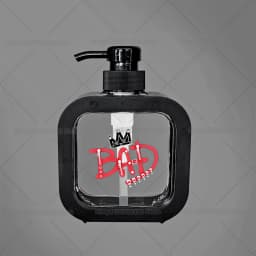 300ML Michael Jackson Transparent Soap Dispensers Refillable Portable Empty Bottle Shower Gel Detergent Dispensing Bottle Gift