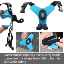 Motorcycle Helmet Chin Strap Mount Holder for GoPro Hero 13 12 11 10 9 8 AKASO SJCAM Insta360 DJI OSMO Action Camera Accessories