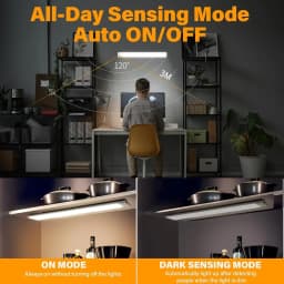 Night Light Motion Sensor Led USB Rechargeable Motion Detector Cabinet Lights 3 Colors In One Lamp Bedroom Kitchen Decor