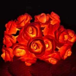 Rose Flower LED String Lights USB/AA Battery Powered Fairy Lighting for Wedding Home Party Birthday Festival Decorations