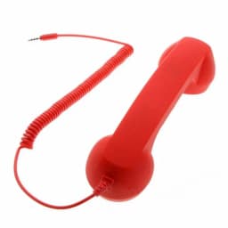 Universal Mobile Phone External Handheld Microphone Classic Cellphone Wired Earpiece Receiver Headset For 3.5mm and Type-C Port