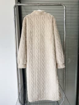 Winter Thick Warm Female Long Loose Coats Plus Size Button Fly Vintage Women's Faux Fur Outerwear Ladies X-long Dobby Fur Jacket