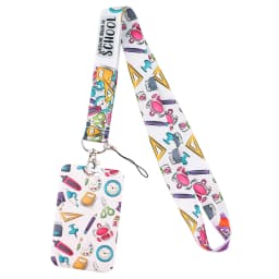 LB2766 Science Keychain Straps Rope Chemistry Neck Strap ID Card Phone Straps USB Badge Holder Lanyard Student Teacher Gift