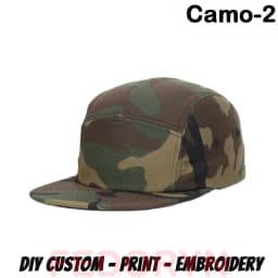 Fedoryn Custom Embroidery Flying Cap Cotton 5-panel Camping Hat Flat Brim Baseball Cap Design Print Skateboard Cap Wholesale
