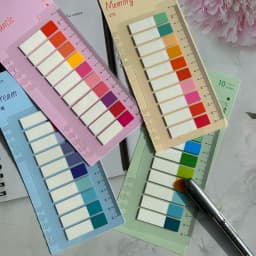 200/800/1600PCS index color small size self-adhesive label stickers ins style student name sticker office furniture note sticker