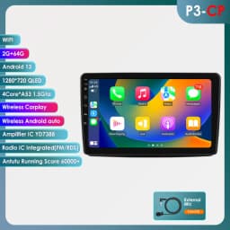 Android 13 Car radio for Fiat Panda 2003 2004 2005-2012 multimedia player 4G 8Core Autoradio GPS Stereo Carplay 2din Head Unit