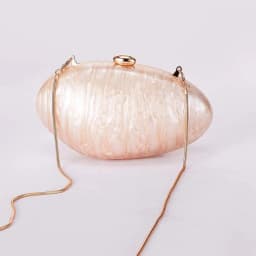 Oval Marble Beige Shell Acrylic Luxury Elegant Lady Evening Bag Cute Handbag Wedding Lady Girl Female Mini Purse