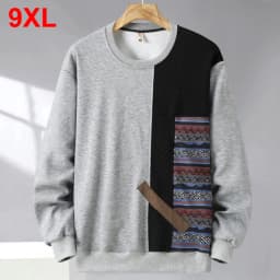 12XL Plus Size Men Hooides Autumn Winter Casual Loose Sweatshirts Man Big Size 11XL 10XL Hoodies
