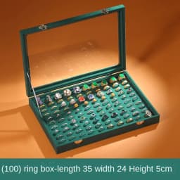 Jewelry Box Storage High-grade Exquisite Jewelry Box Bracelet String Necklace Box Ring Earrings Earrings Box Large Capacity