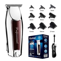 Kemei 9163 Professional Hair Cutting Machine Trimmer for Men Finishing Haircut Cordless Clipper Electric Shaver Beard Barber