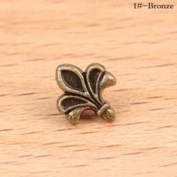 1Pc 1:12 Dollhouse Miniature Drawer Handles Cabinet Handle Flower Round Shape Cabinet Furniture Decor Toy