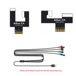 C AIXUN DC Power Boot Test Cable Mobile Phone Power Supply Control Test Line Compatible with 7 to 17 Series All Models Fit P2408