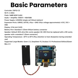 ESP32-C3 AI Development Board Voice Interaction & Continuous Dialogue Supports Deepsek/XiaoZhi Integration WiFi Demo Board