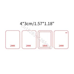 11 Typs Retro Geometric Shape Quicksand Mold Empty Plates Clear Acrylic Blank Plate DIY Quicksand Blank Card Brick