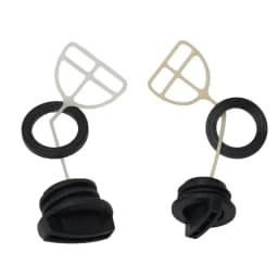 2PCS Fuel Tank Cap Oil Cap With Gasket For Chinese Chainsaw 5200 52cc Garden Tool Parts Replacement Accessories