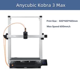 ANYCUBIC Speed FDM Series 3D Printer Kobra 2 Max Kobra 4 3D Printer Large Size Auto-levelling DIY FDM 3D Printers Kobra 4 Combo