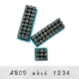 3mm Upper Case Jewelry Stamping Tools kit Punch Set with Letters Numbers Hand making Tool for Jewelry
