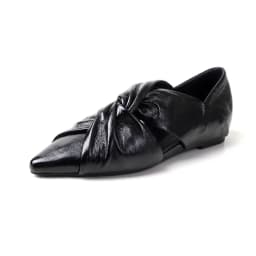NEW Spring/Autumn Women Pumps Split Leather Shoes for Women Fashion Pointed Toe Wedges Shoes Slip-on Cross Tied Modern Shoes