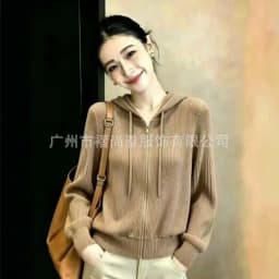 Miyake Pleated 2026 Autumn New Solid Color Zipper Hooded High-end Lazy Style Sweatshirt Pleated Versatile Top for Women Pleat