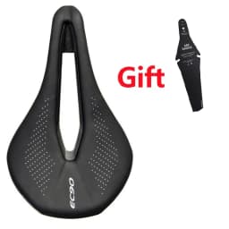 EC90 Bicycle Seat Mtb Road Bike Saddle PU Ultralight Breathable Comfortable Cushion Racing Saddles Parts Components 240x143mm
