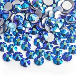 SS16 SS20 SS30 Glitter Rhinestone Crystal AB Non Hot Fix Flat back Rhinestone Apparel for Nail Art Fabric Garment