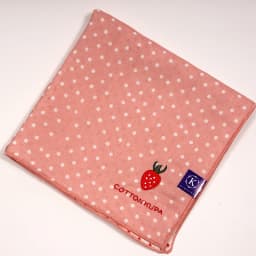 Coolpa 28cm Double Layer Cotton Sweat Absorbent Handkerchief Japanese Craft Embroidery Print for Wiping Sweat Portable Tissue