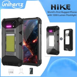 Unihertz 8849 Hike Smartphone Android 14 With 200 Meter Flashlight LED 23800mAh 24GB 512GB Dual Speaker Helio G200 IP68/IP69K 4G