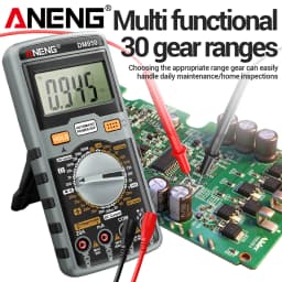 Digital Multimeter Professional Multifunctional Tester ANENG DM950 1999 Count AC DC Voltage Current HFE Transistor Detector Tool