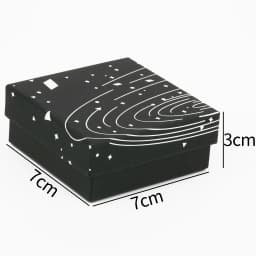 1Pcs Jewelry Packaging Gift Boxes Bags For Ring Necklace Bracelet Earrings Rectangle Cardboard With Sponge Jewelry Storage Box