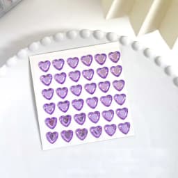 Stationery Phone Laptop 3D Crystal Diamond Sticker Love Heart Rhinestone Bling Decorative Sticker DIY Children Toys