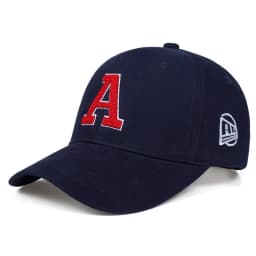 Unisex A Letter Embroidery Baseball Caps Adjustable Casual Hats Spring and Autumn Outdoor Sunscreen Hat
