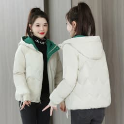 Down Padded Jacket Female 2022 New Women's Short Cotton Coat Women's Korean Version of the Warm Jacket Loose Cotton Jacket Tide