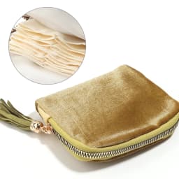 1pc Velvet 6 Layers Jewelry Storage Bag With Tassel Zipper Jewelry Pouch For Bracelet Bangle Ring Necklace Jewelry Organizer