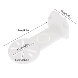 CCTV Monitoring Bracket PTZ Dome Camera Adapter Auxiliary Mount Extension Support L Shape 90 Degree Right Angle Steel Plate