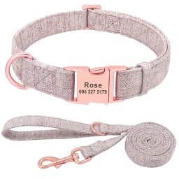 Personalized Dog Collar Custom Nylon Dog Collar Engraved Name ID Adjustable For Small Medium Large Dog Chihuahua Pitbull