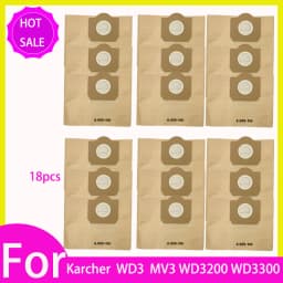 Replacement Dust Bag Hepa Filter For Karcher WD3 Premium WD3200 WD 3300 MV3 Accessories A2004 A2054 Vacuum Cleaner Spare Parts